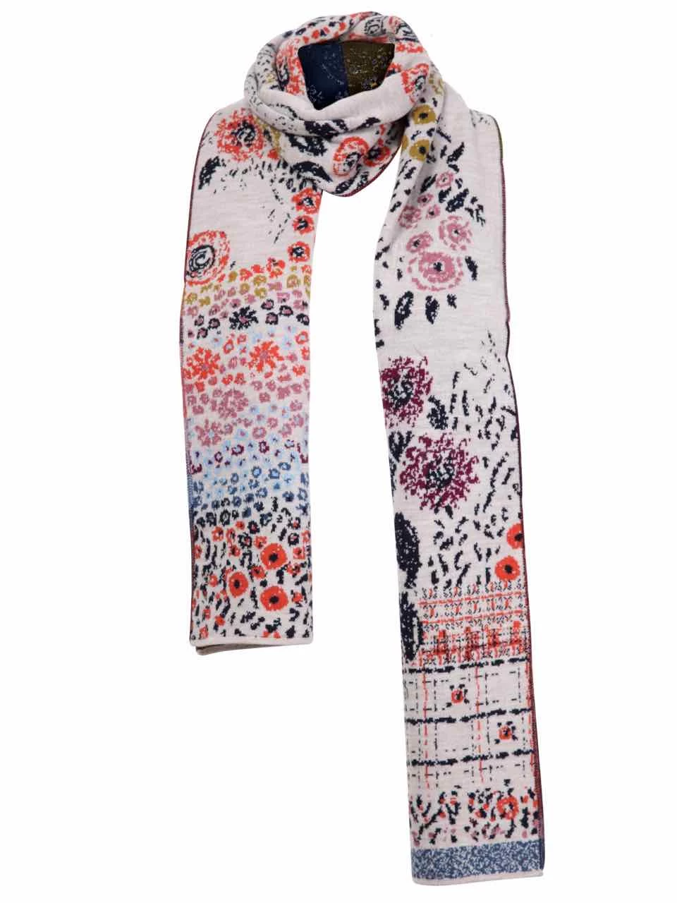 IVKO Wool Scarf "Floral Pattern 192580" 4 IVKO Wool Scarf "Floral Pattern 192580" - Image 2