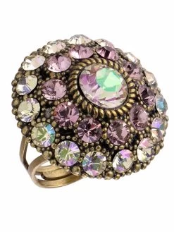 Michal Negrin Round Crystals Ring 15967 (3 Colours)
