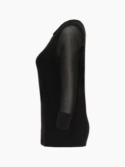 EverSassy By Dolcezza Top 13050 8 EverSassy By Dolcezza Top 13050 -Fashion Clothing Line Store 13050 black side