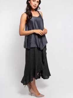 M Made In Italy Linen Skirt 18/80123Q (3 Colours) 13 M Made In Italy Linen Skirt 18/80123Q (3 Colours) -Fashion Clothing Line Store 16 61342 18 80123 3