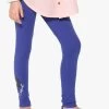 Desigual Girls Leggings "Basic" (Blue) 1 Desigual Girls Leggings "Basic" (Blue) -Fashion Clothing Line Store 17WGKK16 5010 Desigual Girl Basic Leggings Blue