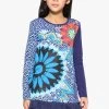 Desigual Girls T-Shirt "Indiana" -Fashion Clothing Line Store 17WGTK14 5080 Desigual Girl T Shirt Indiana