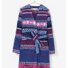 Desigual Bathrobe "Jacquard Boho Jeans" -Fashion Clothing Line Store 17WHBT00 5106 Desigual Bathrobe Jacquard Boho Jeans 4