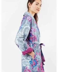 Desigual Bathrobe "Boho Jeans" 10 Desigual Bathrobe "Boho Jeans" -Fashion Clothing Line Store 17WHBT53 5106 Desigual Bathrobe Boho Jeans side 2