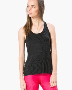 Desigual Sport Top "Essential Racer 17WTRK12-2000" (Black)