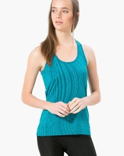 Desigual Sport Top "Essential Racer 17WTRK12-4153" (Aqua)