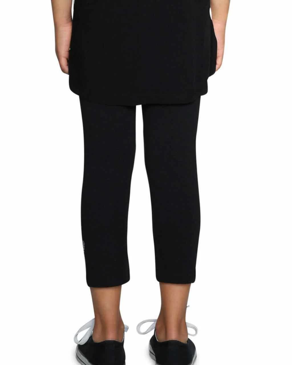 Desigual Girls Leggings "Floral" (Black) 4 Desigual Girls Leggings "Floral" (Black) - Image 2