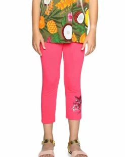 Desigual Girls Leggings "Floral" (Pink)