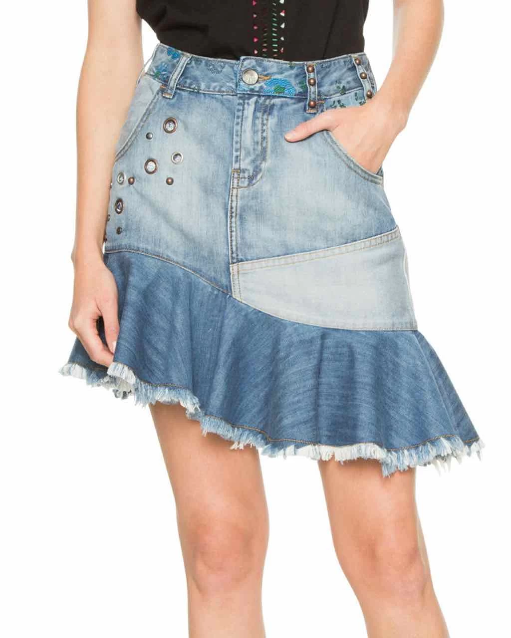 Desigual Denim Skirt "Eleni" 3 Desigual Denim Skirt "Eleni"