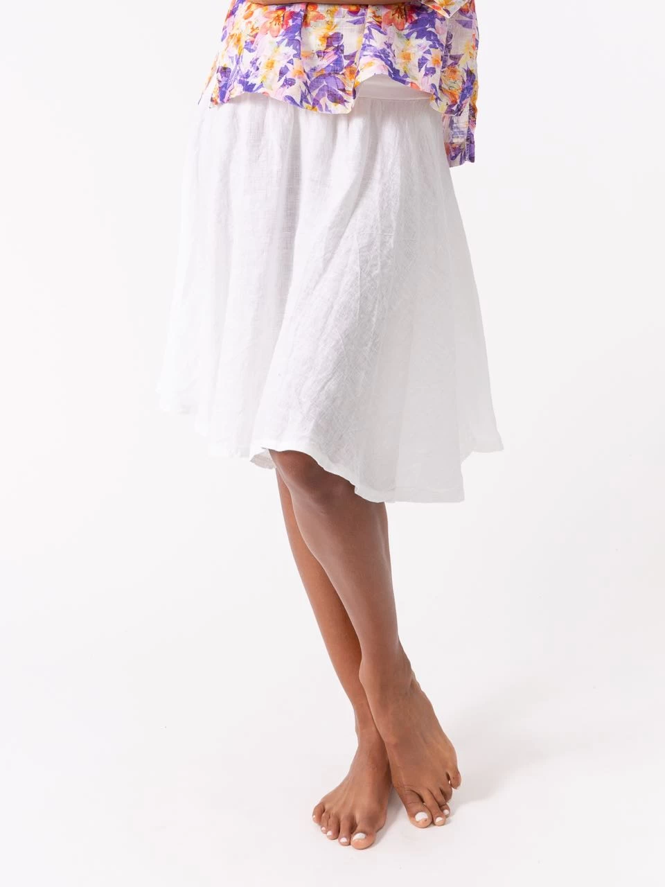 M Made In Italy Linen Skirt 18/6709O (3 Colours) 3 M Made In Italy Linen Skirt 18/6709O (3 Colours)