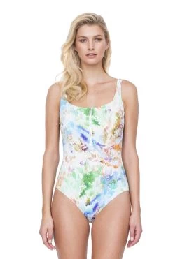 Gottex Swimsuit "Aquarelle 19AQ173" (green)