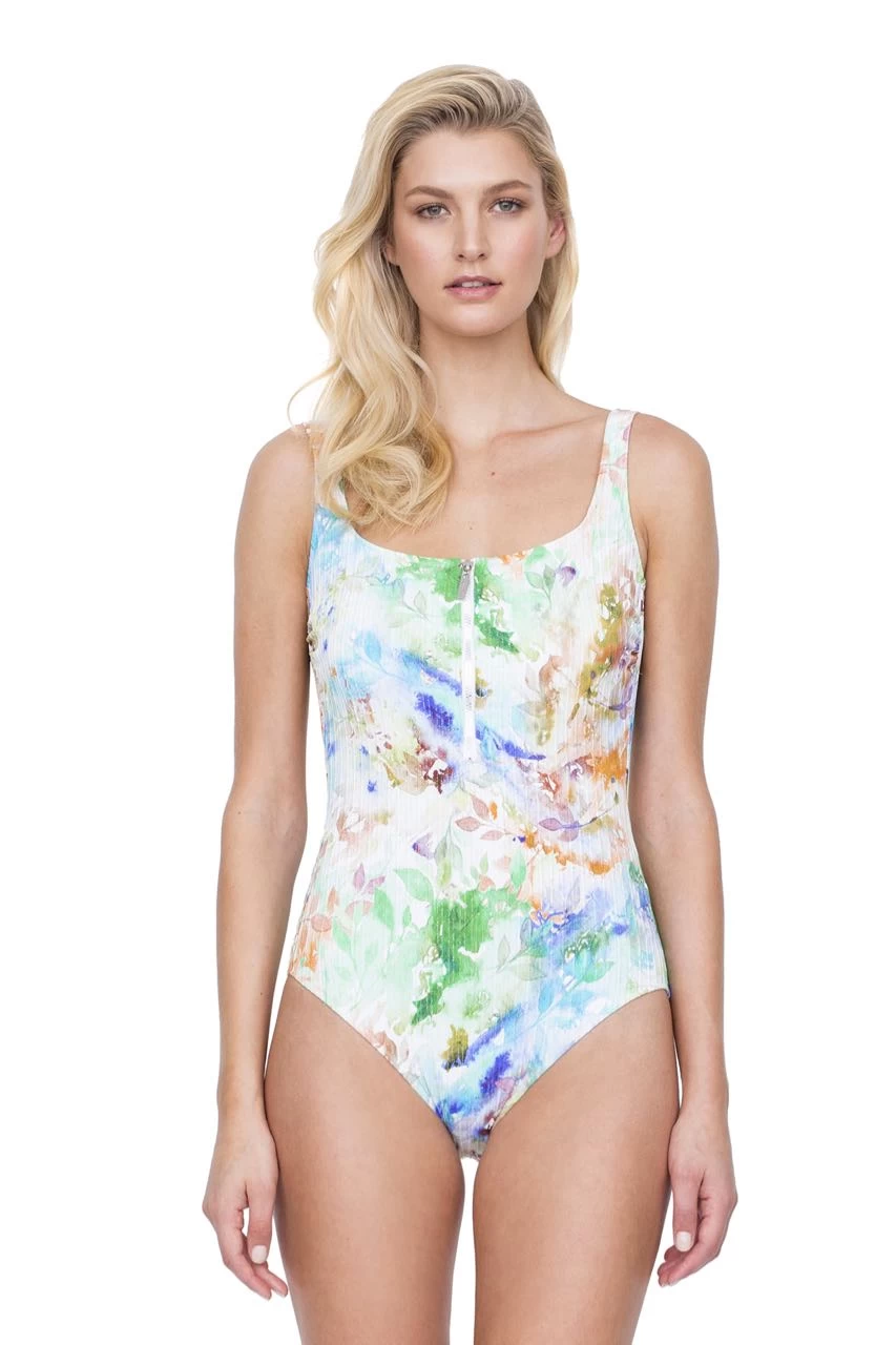 Gottex Swimsuit "Aquarelle 19AQ173" (green) 3 Gottex Swimsuit "Aquarelle 19AQ173" (green)