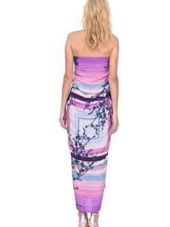 Gottex Silk Pareo "Hanami 19HA500" -Fashion Clothing Line Store 19HA500080 B