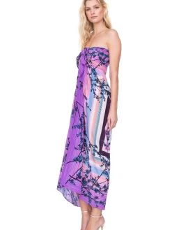 Gottex Silk Pareo "Hanami 19HA500" -Fashion Clothing Line Store 19HA500080 S