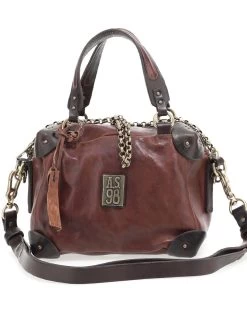 A.S.98 Leather Handbag 200658-201 -Fashion Clothing Line Store 200658 101 0001 I22 0003