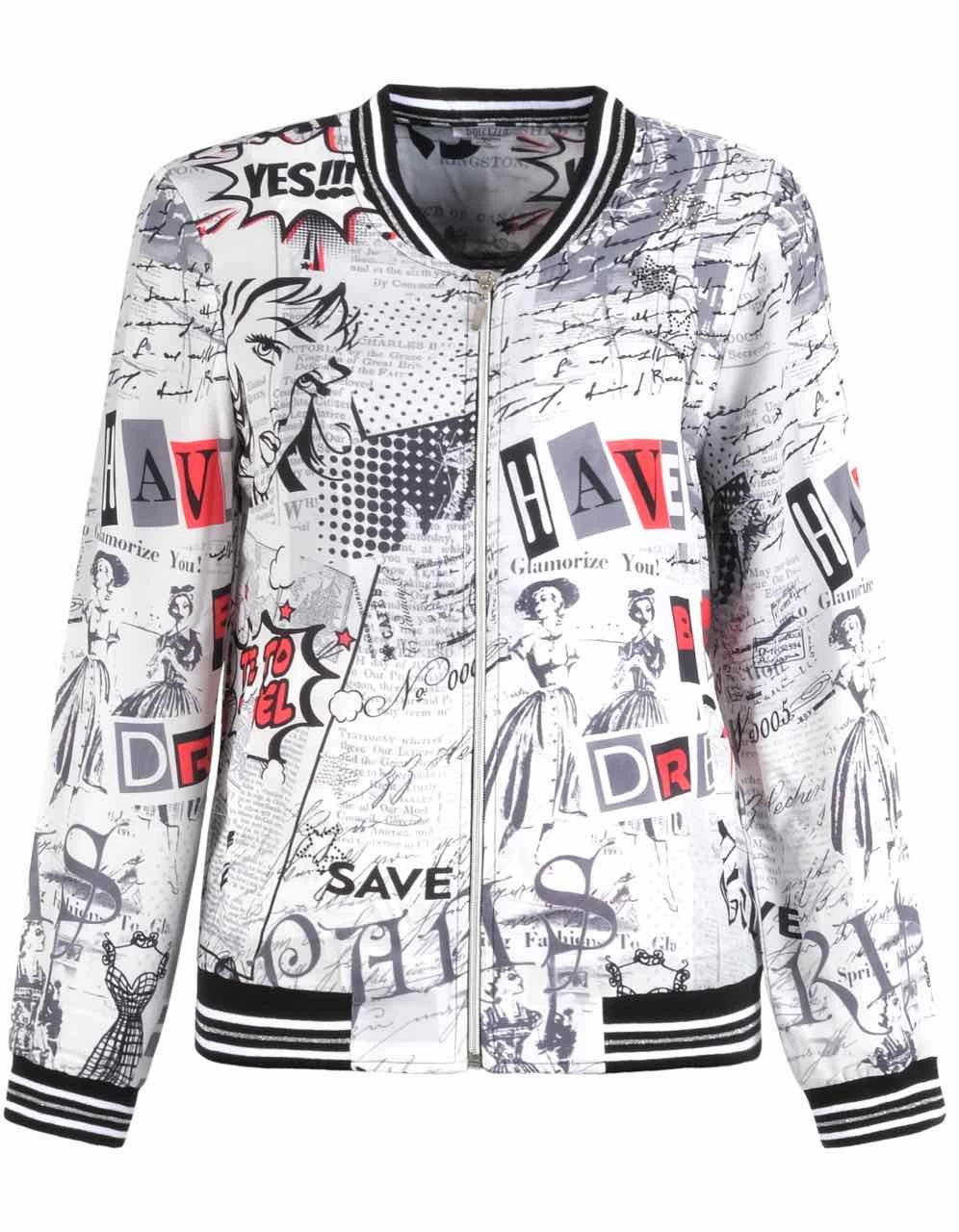 Dolcezza "Vintage Newspaper Cardigan 20164" 5 Dolcezza "Vintage Newspaper Cardigan 20164" - Image 3
