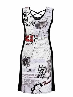 Dolcezza Dress "Vintage Newspaper 20167"