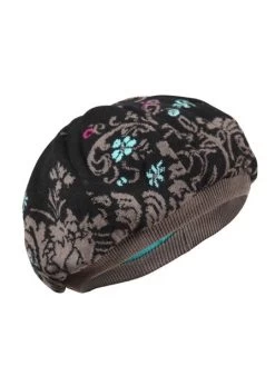 IVKO Merino Wool Cap "Floral Pattern 202581" (3 Colours)