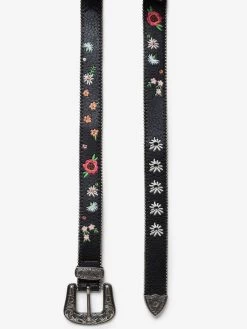 Desigual Embroidered Belt "Flower Wish"