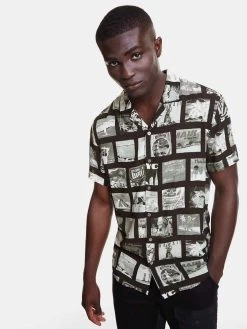 Desigual Men's Postcards Shirt "Gabriel"