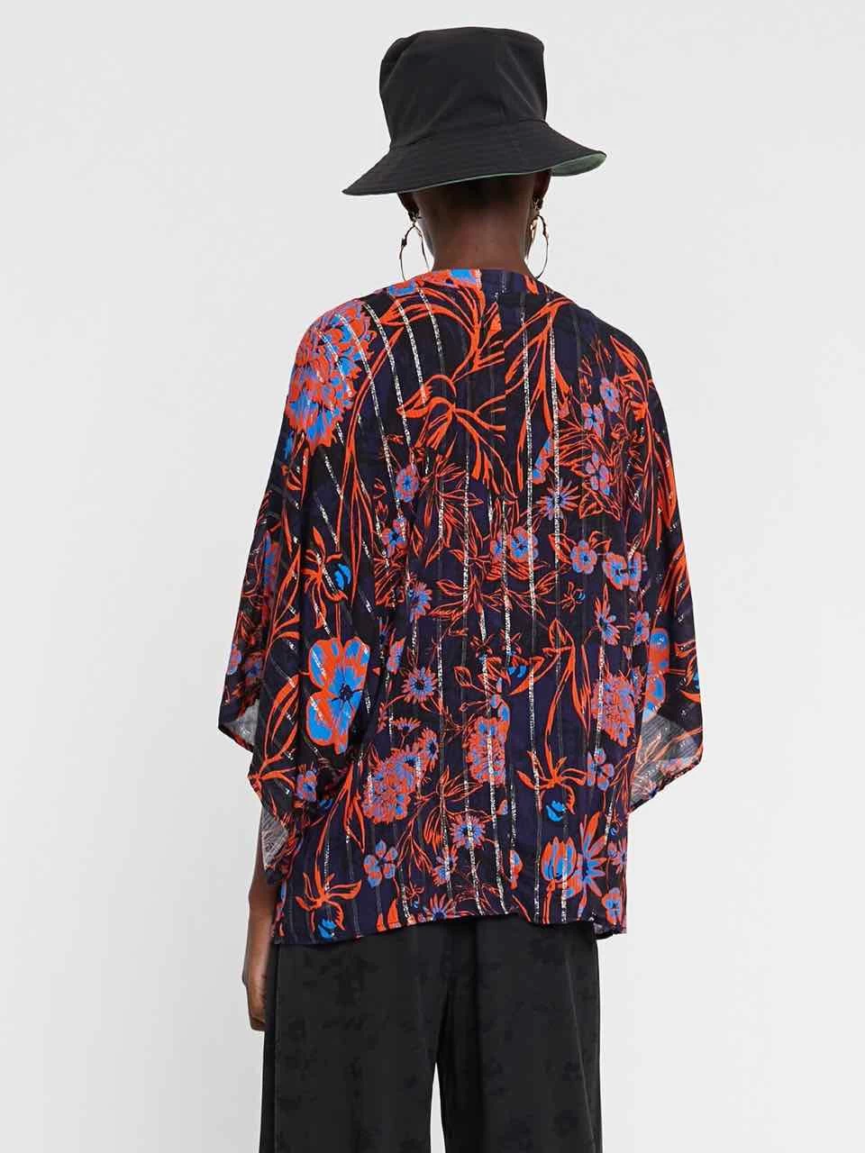 Desigual Floral Blouse Batwing Sleeves "Siena" 4 Desigual Floral Blouse Batwing Sleeves "Siena" - Image 2