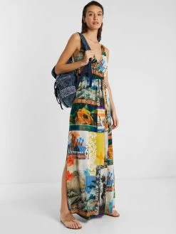 Desigual Long Beach Dress "Hawaii"