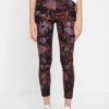 Desigual Floral Trousers "Beflower" 1 Desigual Floral Trousers "Beflower" -Fashion Clothing Line Store 20SWPN04 9022 Desigual Cropped Floral Trousers Beflower