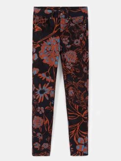 Desigual Floral Trousers "Beflower" -Fashion Clothing Line Store 20SWPN04 9022 Desigual Cropped Floral Trousers Beflower 3