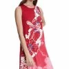 Desigual Red Floral Dress "Virginie" -Fashion Clothing Line Store 20SWVK19 3000 Desigual Summer Dress Virginie