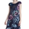 Desigual Patchwork Mesh Dress "Cleveland" (2 Colours) 2 Desigual Patchwork Mesh Dress "Cleveland" (2 Colours) -Fashion Clothing Line Store 20SWVK70 9019 Desigual Patchwork Floral Dress Clevelend Blue
