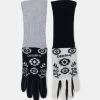 Desigual Leather And Tricot Gloves "Ethnic" 2 Desigual Leather And Tricot Gloves "Ethnic" -Fashion Clothing Line Store 20WAAK01 2000 Desigual Mix synthetic leather and tricot gloves