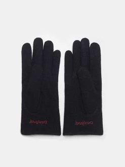 Desigual Knit Gloves "Lovely" -Fashion Clothing Line Store 20WAAK04 2084 Desigual Floral Knit Gloves Lovely