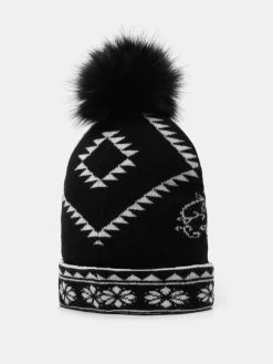 Desigual Reversible Knit Hat "Ethnic" -Fashion Clothing Line Store 20WAHK02 2000 Desigual Reversible Hat Ethnic