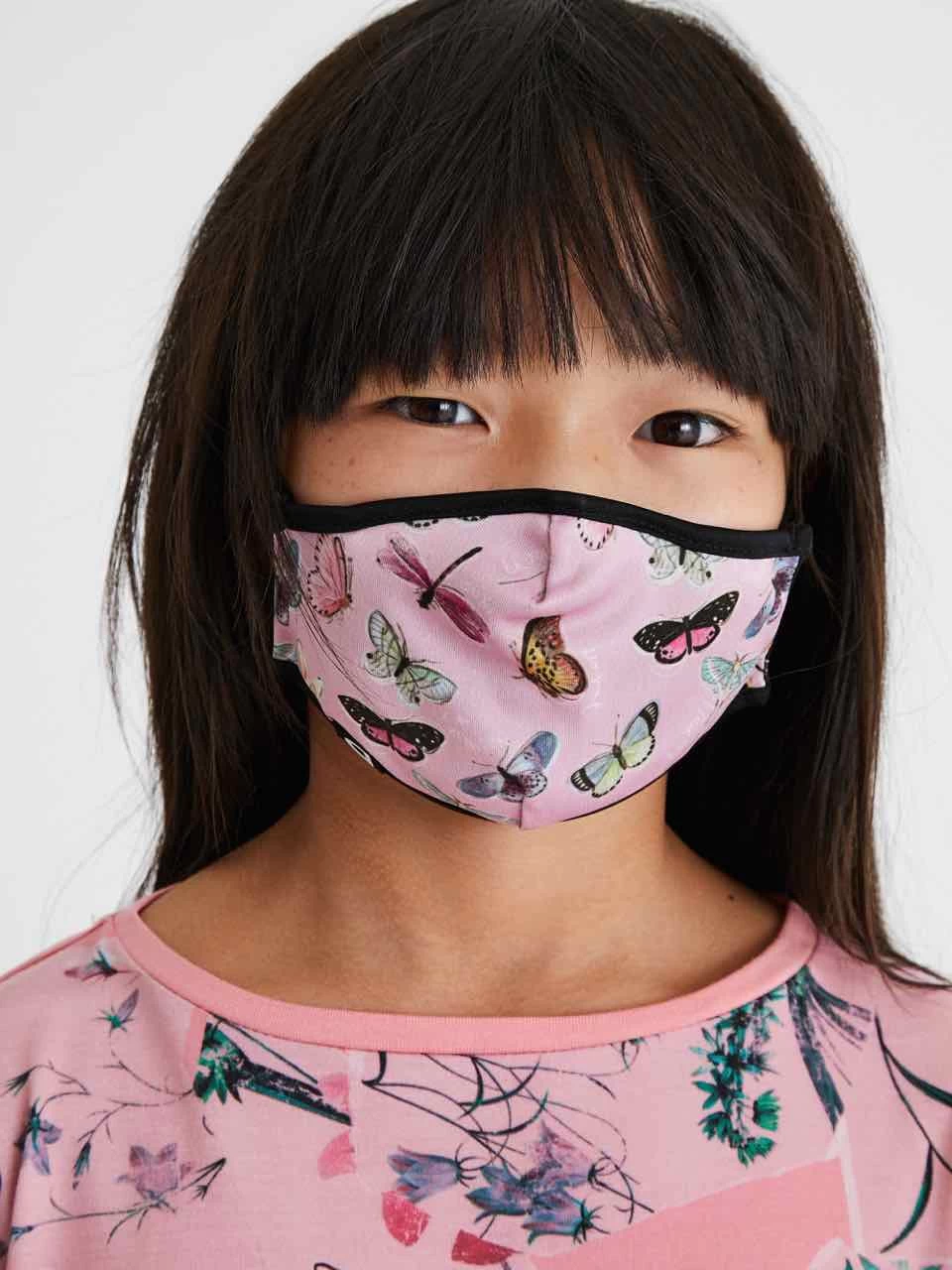 Desigual Girl Butterflies Face Mask + Pouch "Mariposa" 3 Desigual Girl Butterflies Face Mask + Pouch "Mariposa"