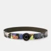 Desigual Belt "Flourish Reversible" 2 Desigual Belt "Flourish Reversible" -Fashion Clothing Line Store 20WARP07 6009 Desigual Reversible belt logo plaque