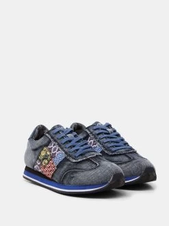 Desigual Denim Sneakers "Pegaso Patch"