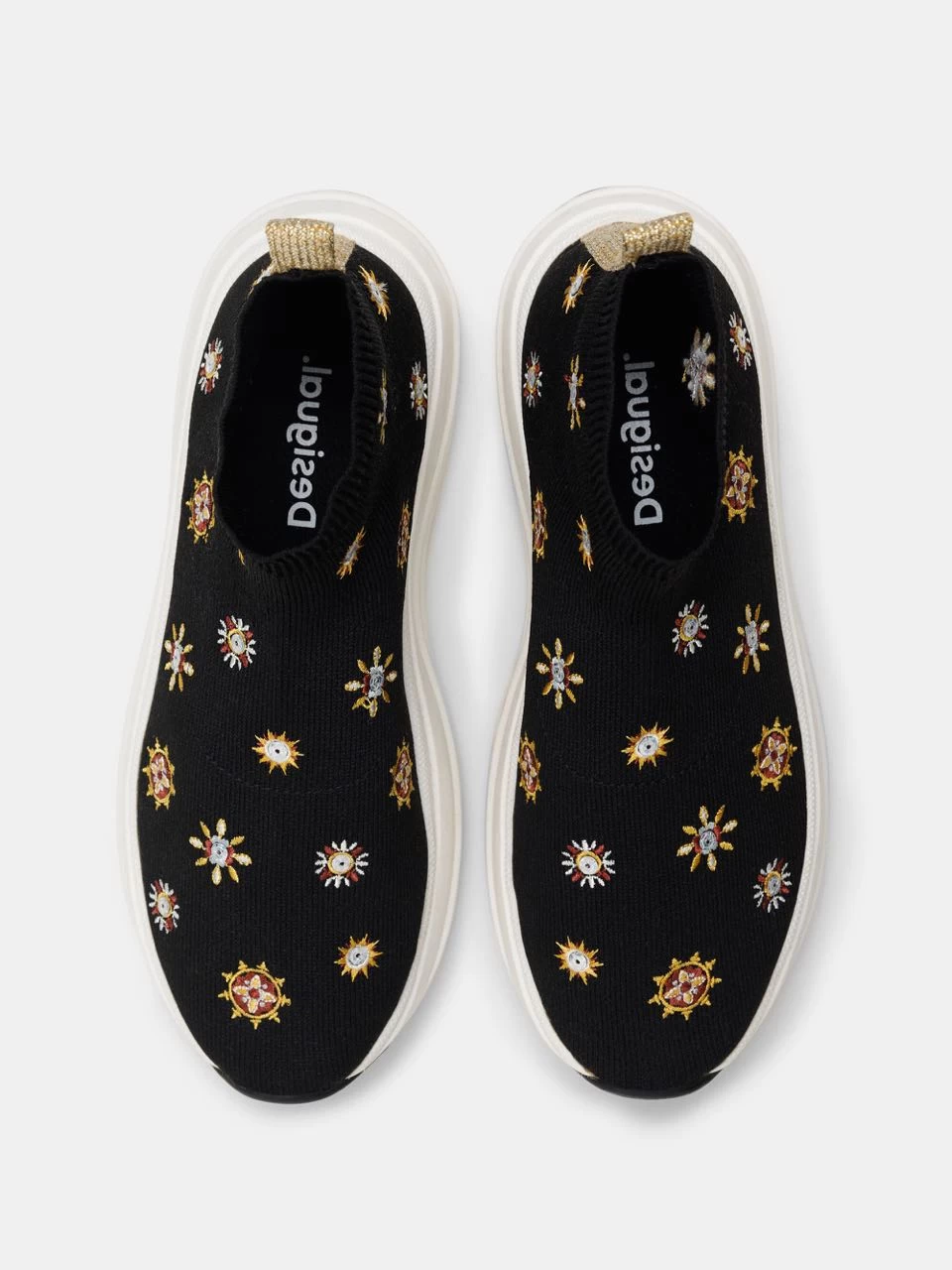 Desigual Embroidered Wedge Sneaker "Spice Juliette" 4 Desigual Embroidered Wedge Sneaker "Spice Juliette" - Image 2