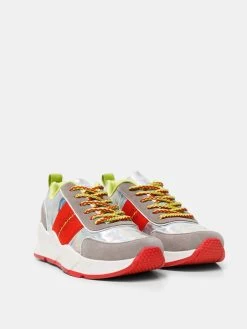 Desigual Sneakers "Hydra Iridescent" 8 Desigual Sneakers "Hydra Iridescent" -Fashion Clothing Line Store 20WSKP09 2062 Desigual Sneakers white red
