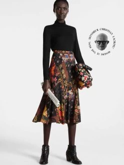 Desigual By C. Lacroix Skirt "Albury" 7 Desigual By C. Lacroix Skirt "Albury" -Fashion Clothing Line Store 20WWFW24 3099 Desigual by Lacroix Floral Midi Skirt