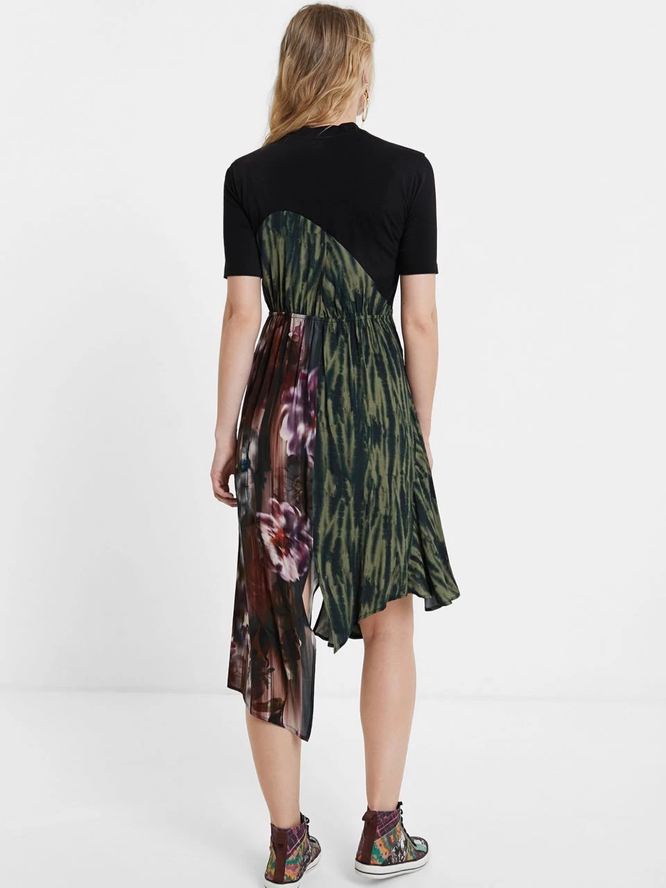 Desigual Asymmetric Patch Dress "Taipei" 4 Desigual Asymmetric Patch Dress "Taipei" - Image 2