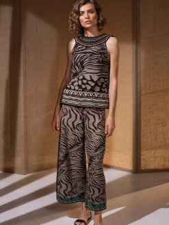 IVKO Jacquard Pullover Animal Pattern 211634 8 IVKO Jacquard Pullover Animal Pattern 211634 -Fashion Clothing Line Store 211634.019b