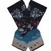 IVKO Wool Wrist Warmers Cherry Blossom Pattern 212585 (2 Colours) 2 IVKO Wool Wrist Warmers Cherry Blossom Pattern 212585 (2 Colours) -Fashion Clothing Line Store 212585.039e