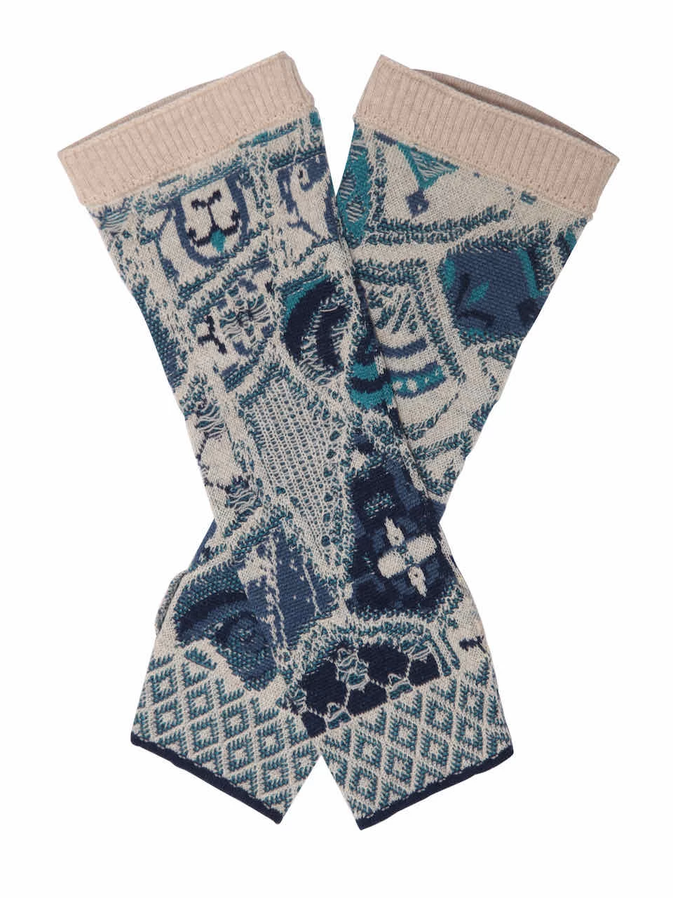 IVKO Wool Wrist Warmers Trencar Pattern 212685 (2 Colours) 4 IVKO Wool Wrist Warmers Trencar Pattern 212685 (2 Colours) - Image 2