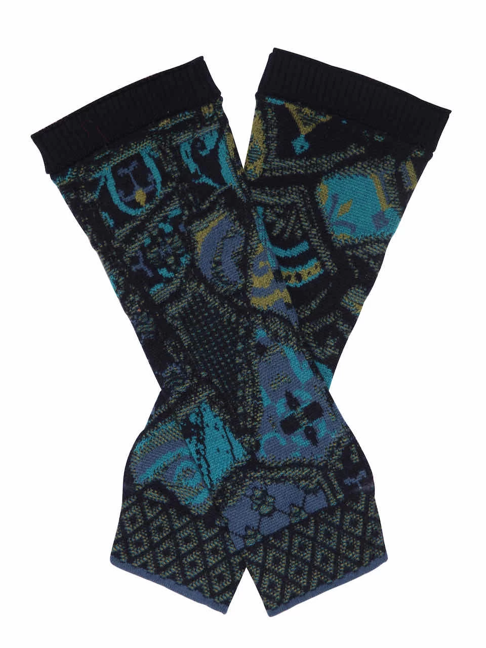 IVKO Wool Wrist Warmers Trencar Pattern 212685 (2 Colours) 3 IVKO Wool Wrist Warmers Trencar Pattern 212685 (2 Colours)