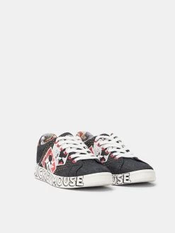 Desigual Sneakers "Cosmic Mickey Denim" (Black) 9 Desigual Sneakers "Cosmic Mickey Denim" (Black) -Fashion Clothing Line Store 21SSKA15 2000 Desigual Black Fabric Mickey Mouse Denim Sneakers