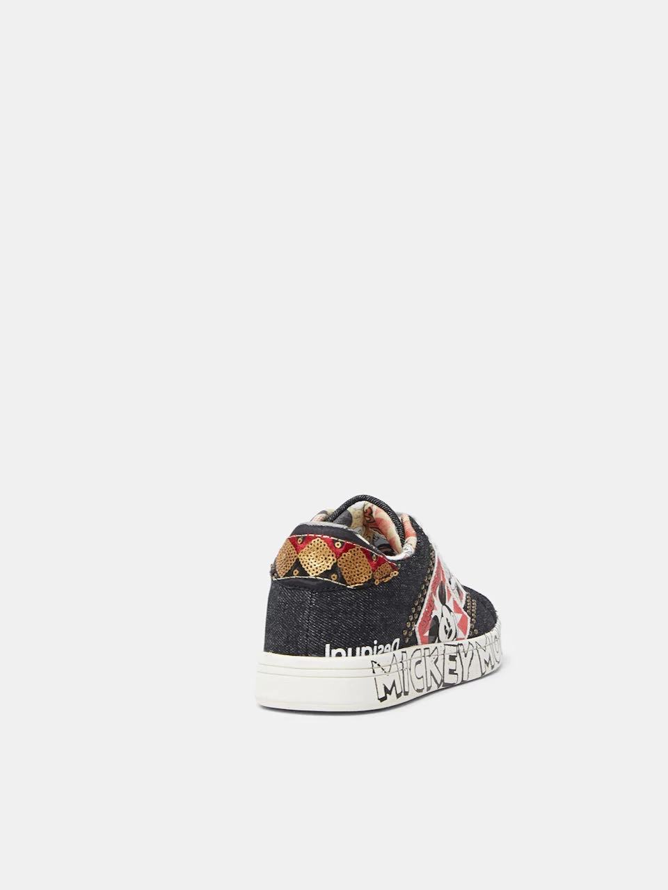 Desigual Sneakers "Cosmic Mickey Denim" (Black) 4 Desigual Sneakers "Cosmic Mickey Denim" (Black) - Image 2