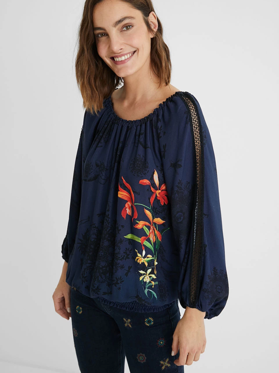 Desigual Floral Blouse "Carla" 4 Desigual Floral Blouse "Carla" - Image 2