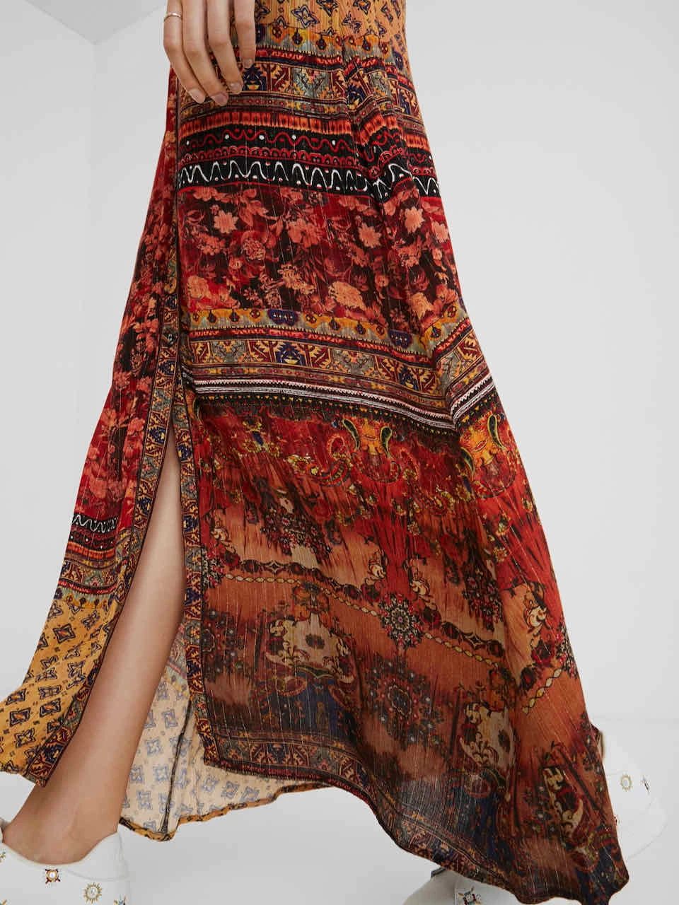 Desigual Long Floral Skirt "Baikal" 5 Desigual Long Floral Skirt "Baikal" - Image 3