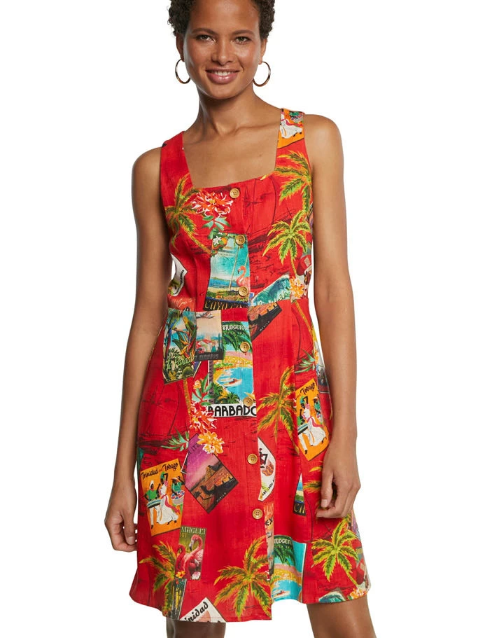 Desigual Postcards Dress "Mont-Royal" 3 Desigual Postcards Dress "Mont-Royal"