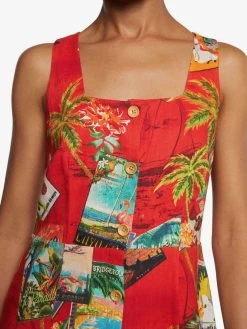 Desigual Postcards Dress "Mont-Royal" 8 Desigual Postcards Dress "Mont-Royal" -Fashion Clothing Line Store 21SWVW89 3000 H